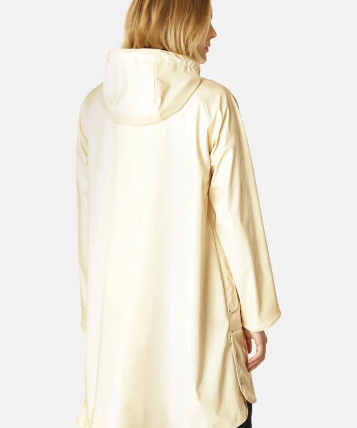 Rainwear Ilse Jacobsen Raincoats Long Raincoat 8211 Bleached Sand