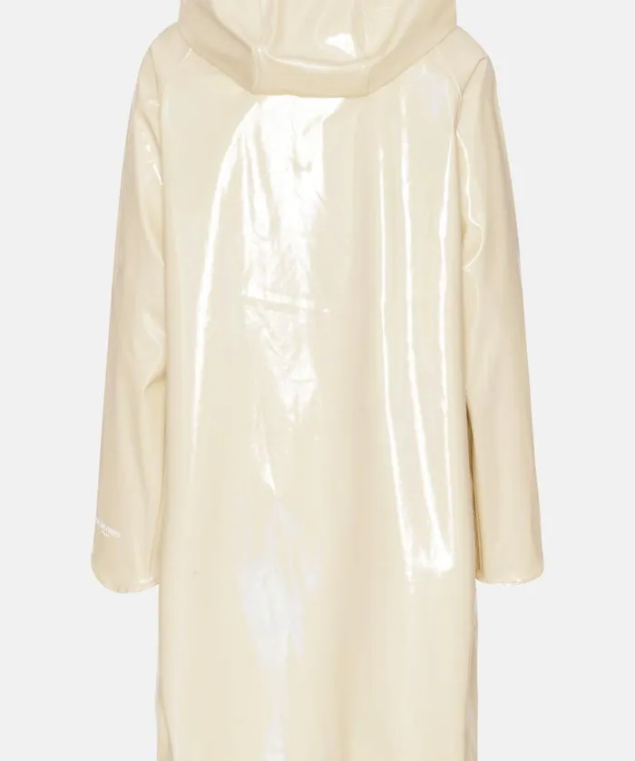 Rainwear Ilse Jacobsen Raincoats Long Raincoat 8211 Bleached Sand
