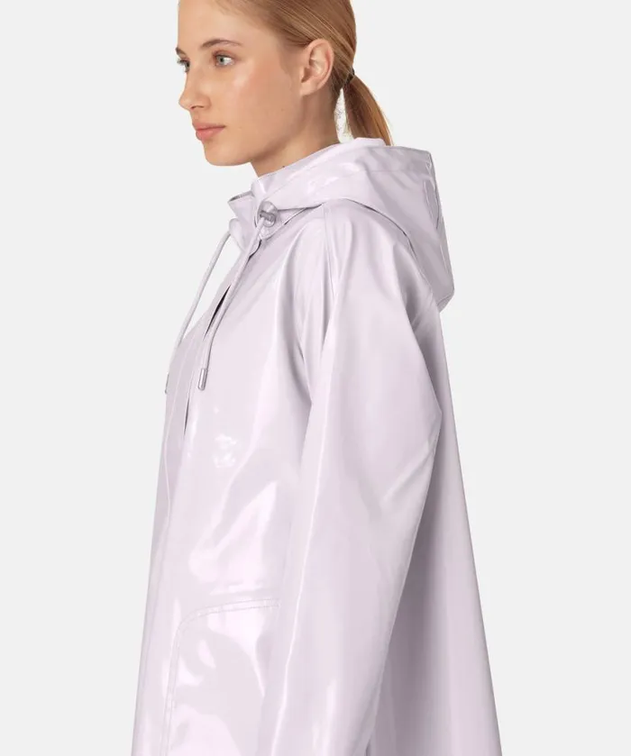 Rainwear Ilse Jacobsen Raincoats Long Raincoat 8211 Thistle