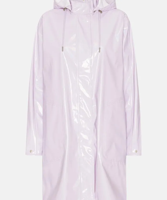 Rainwear Ilse Jacobsen Raincoats Long Raincoat 8211 Thistle