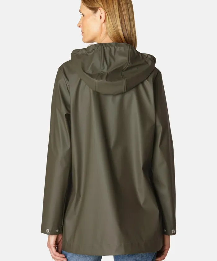 Rainwear Ilse Jacobsen Raincoats Short Rain Jacket 8211 Army Rainwear Ilse Jacobsen Raincoats Short Rain Jacket 8211 Army