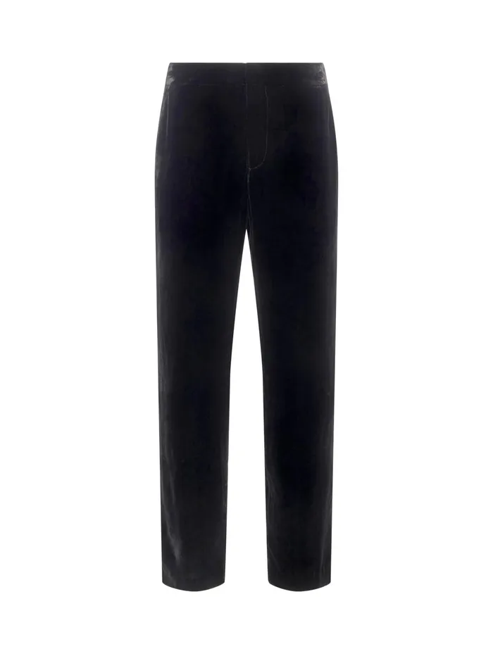 Rebel Velvet Trouser Black Women L039Agence Pants Rebel Velvet Trouser Black Women L039Agence Pants