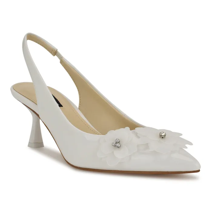 Recca Flower Slingback Pumps Recca Flower Slingback Pumps