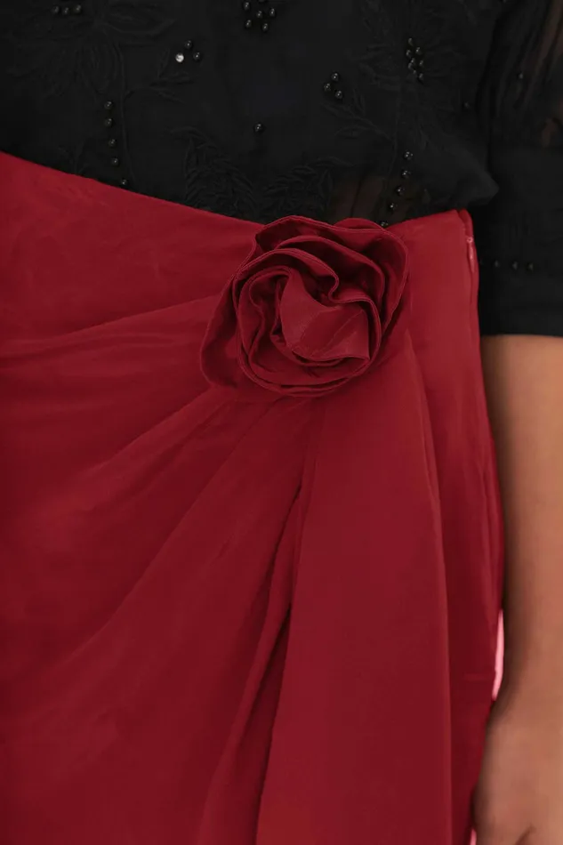 Red Midi Skirt Women FARM Rio Skirts Red Midi Skirt Women FARM Rio Skirts