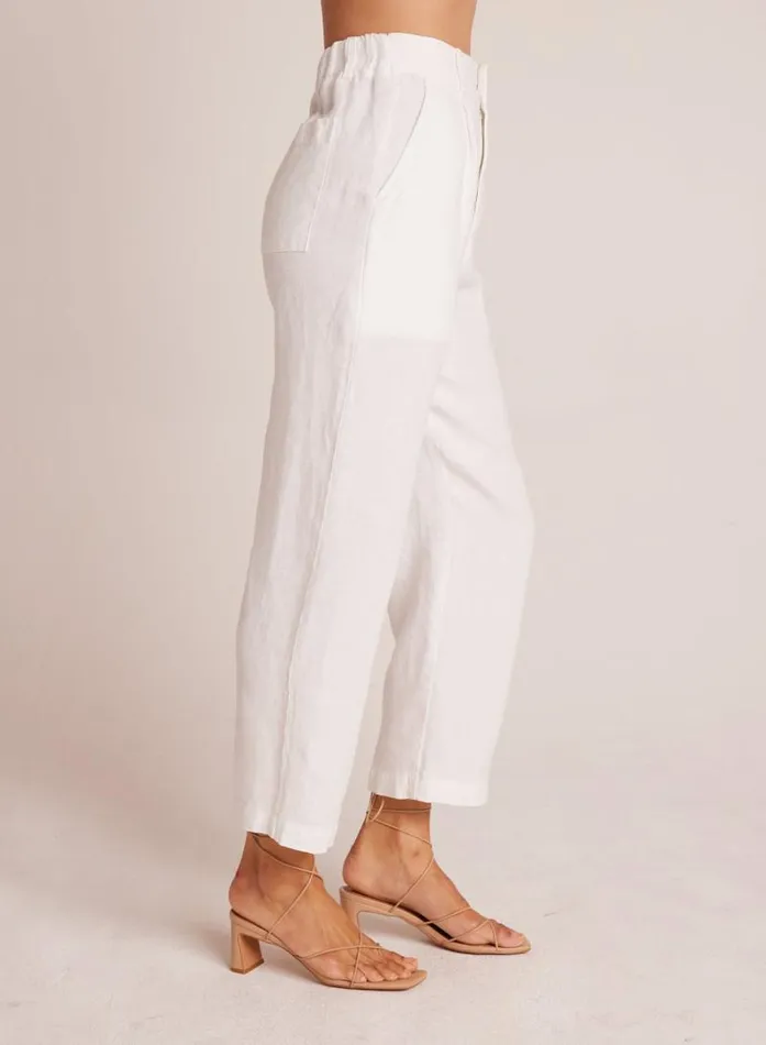 Relaxed Pleat Front Trouser 8211 White Women Bella Dahl Pants Relaxed Pleat Front Trouser 8211 White Women Bella Dahl Pants