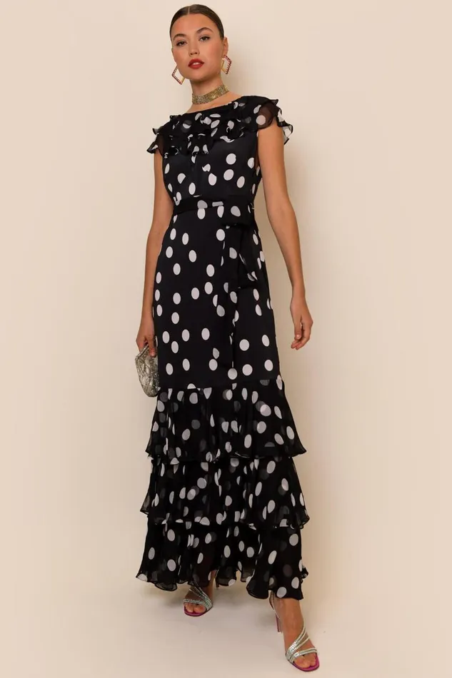 Rio Mono Polka Dot Women RIXO Dresses