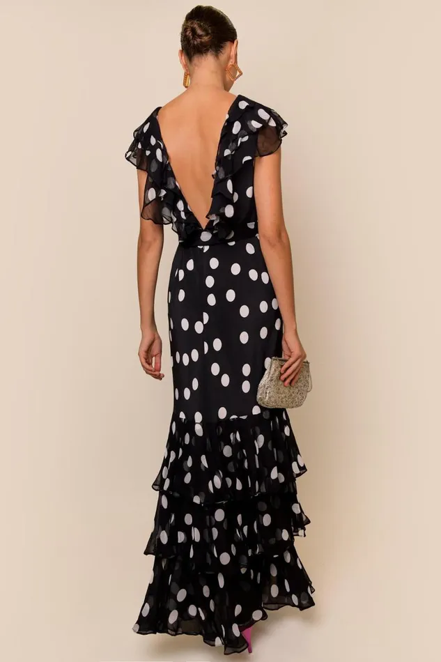 Rio Mono Polka Dot Women RIXO Dresses