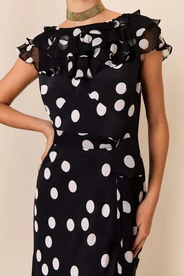 Rio Mono Polka Dot Women RIXO Dresses