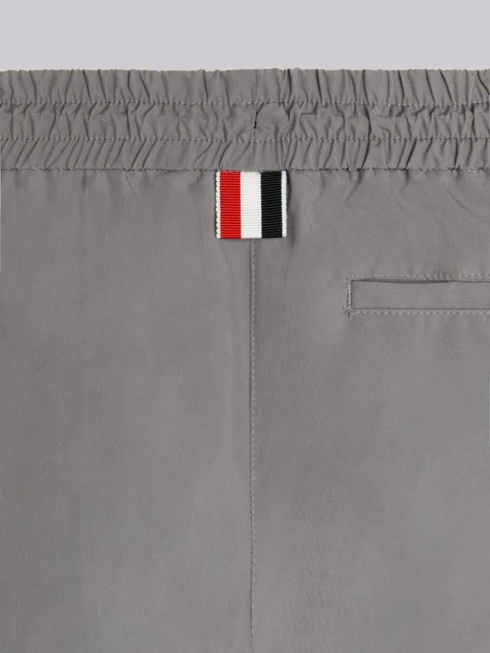 Ripstop 4bar Drawstring Short Medium Grey GirlsBoys Thom Browne Sweats And Tshirt