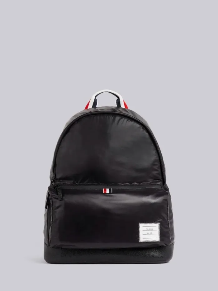 Ripstop Backpack Black WomenMen Thom Browne Backpacks and Bumbags