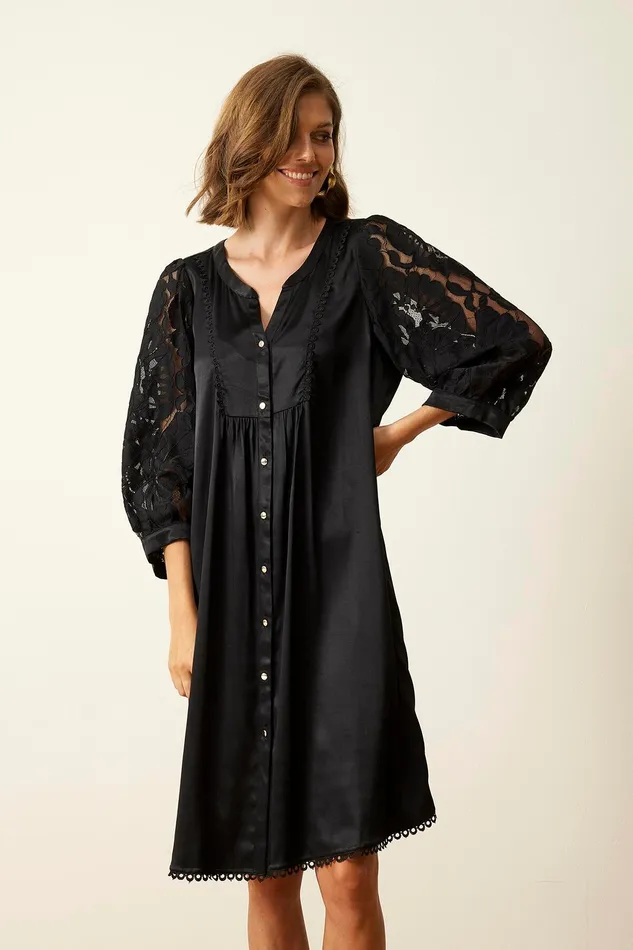 ROZA DRESS 15967 999 Black 999 Women IN FRONT DRESSES