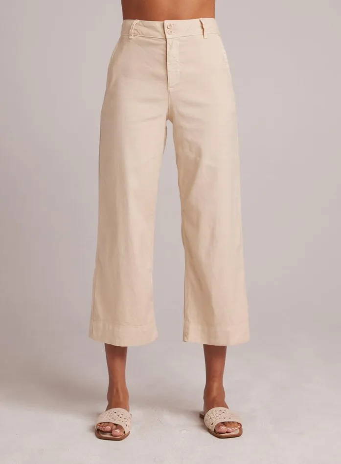 SAIGE 8211 WIDE LEG CROP 8211 Samba Sand Women Bella Dahl Pants