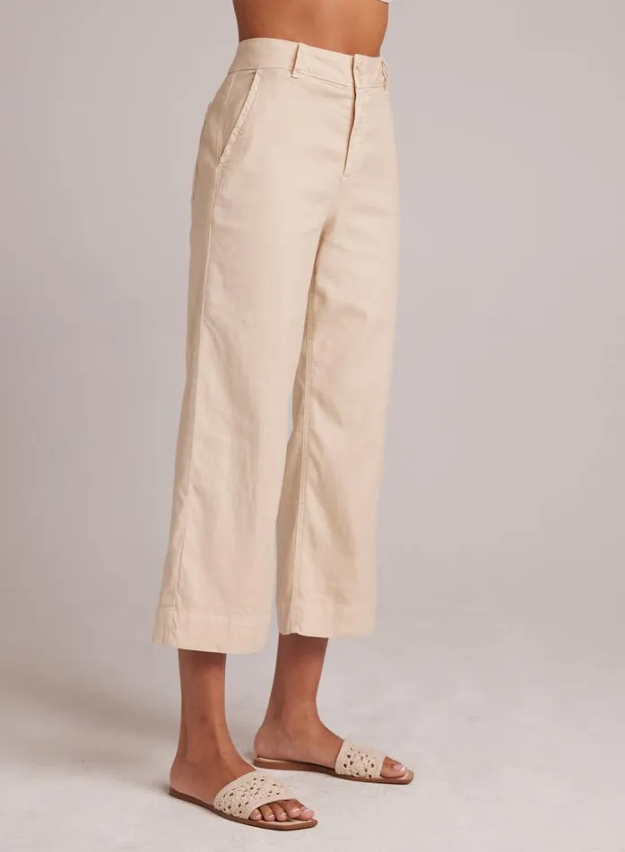 SAIGE 8211 WIDE LEG CROP 8211 Samba Sand Women Bella Dahl Pants SAIGE 8211 WIDE LEG CROP 8211 Samba Sand Women Bella Dahl Pants