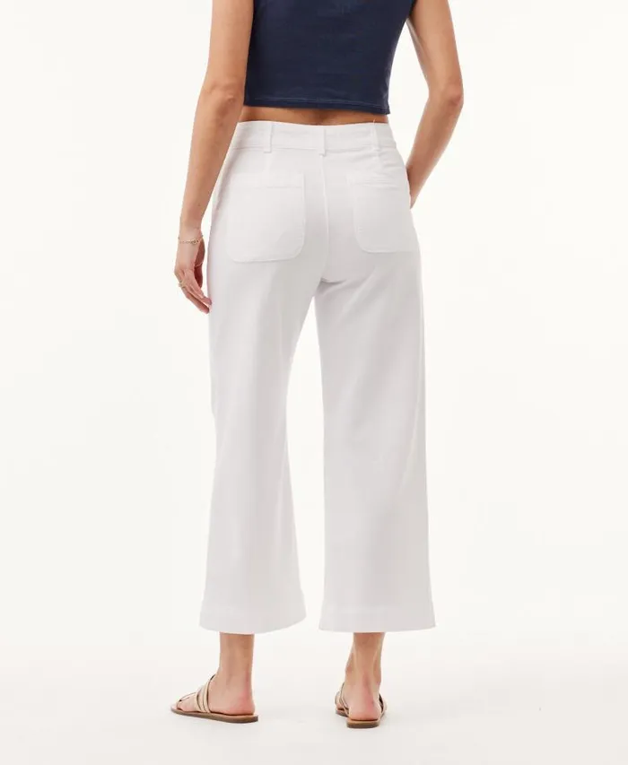 Saige Wide Leg Crop 8211 White Women Bella Dahl Pants Saige Wide Leg Crop 8211 White Women Bella Dahl Pants