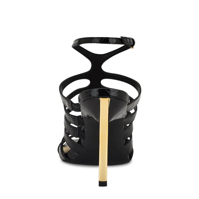 Saleen Caged Strappy Sandals Saleen Caged Strappy Sandals