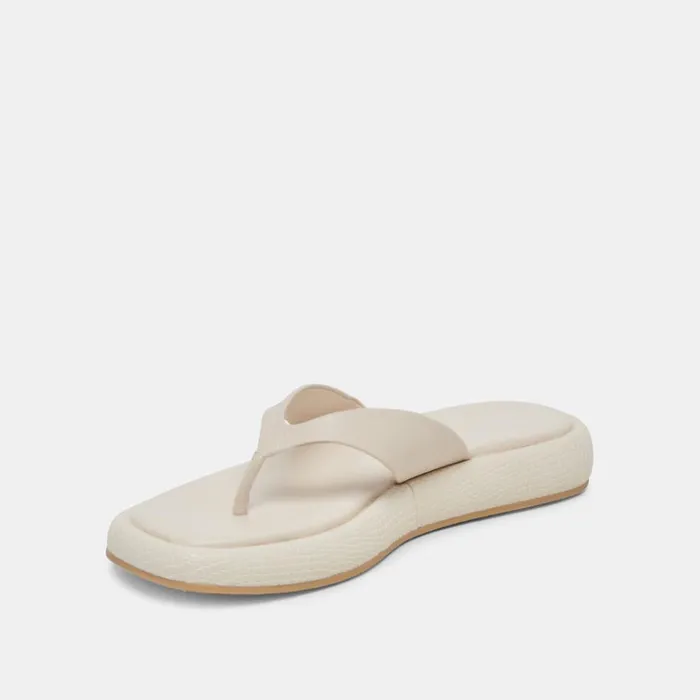Sandals Women Dolce Vita Adin Sandals Ivory Leather