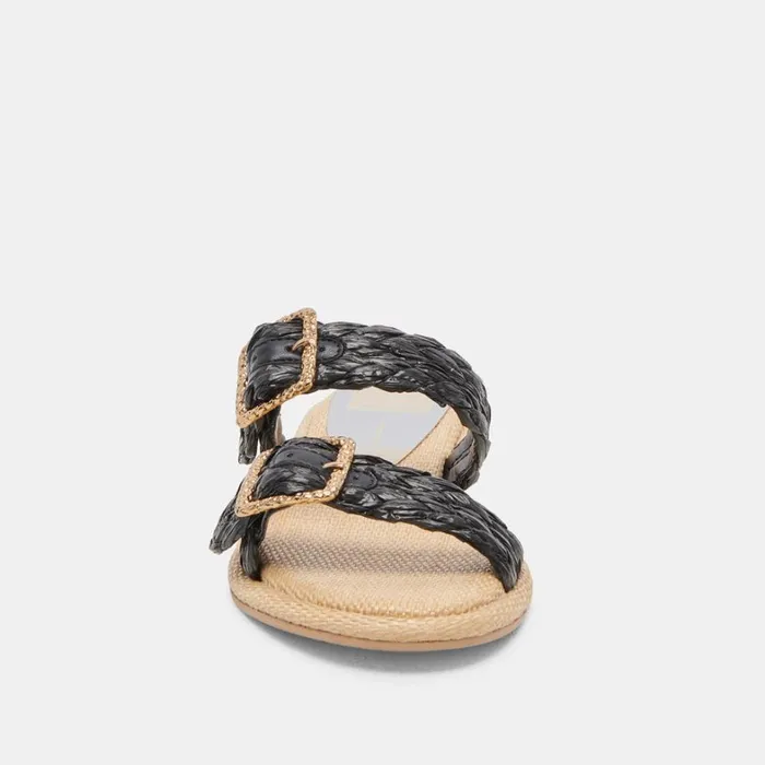 Sandals Women Dolce Vita Alaina Sandals Onyx Raffia