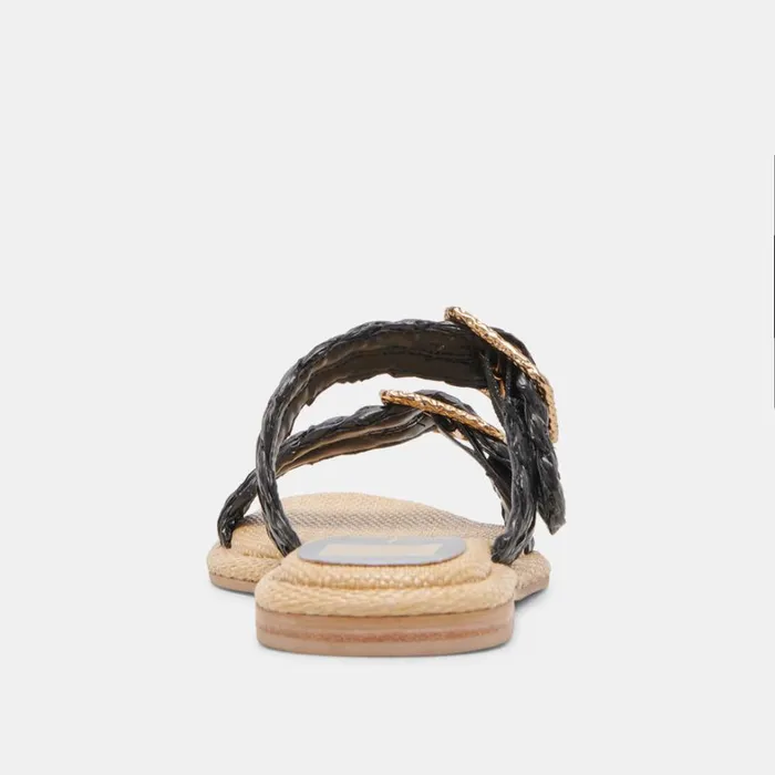 Sandals Women Dolce Vita Alaina Sandals Onyx Raffia
