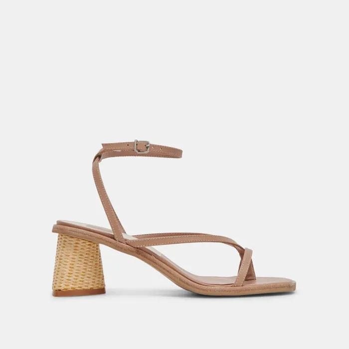 Sandals Women Dolce Vita Banita Wide Sandals Cafe Leather