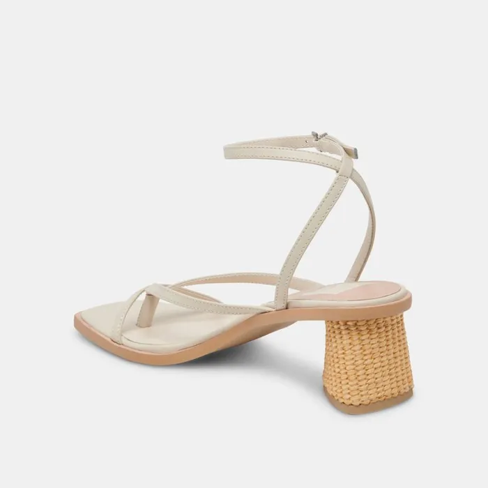 Sandals Women Dolce Vita Banita Wide Sandals Ivory Leather