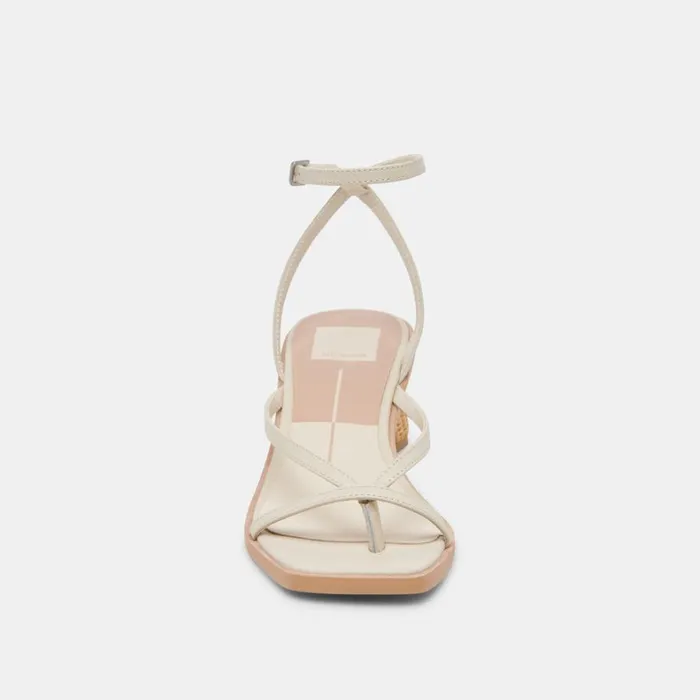 Sandals Women Dolce Vita Banita Wide Sandals Ivory Leather