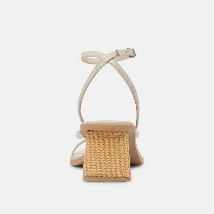 Sandals Women Dolce Vita Banita Wide Sandals Ivory Leather