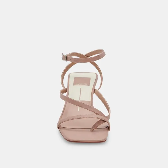 Sandals Women Dolce Vita Baylor Heels Cafe Leather