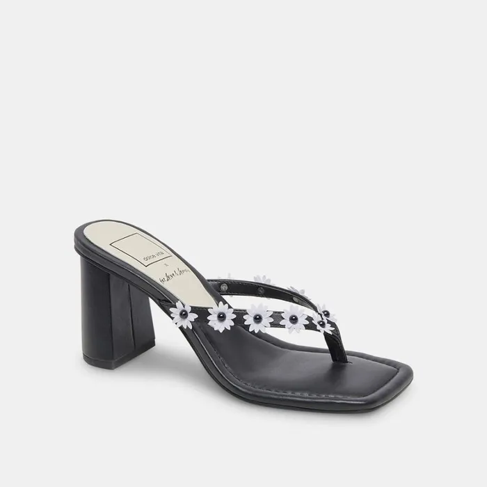Sandals Women Dolce Vita Daphne Heels Black Stella