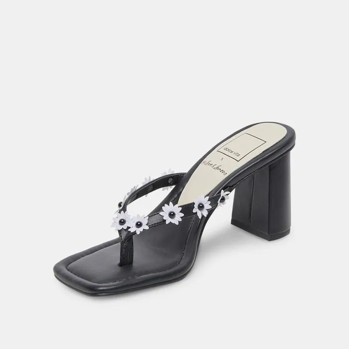 Sandals Women Dolce Vita Daphne Heels Black Stella