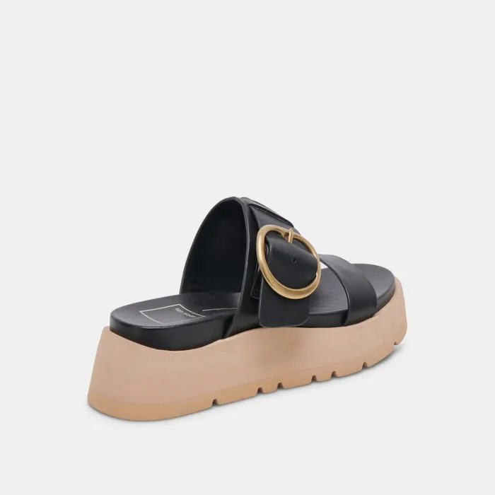 Sandals Women Dolce Vita Dex Sandals Black Leather