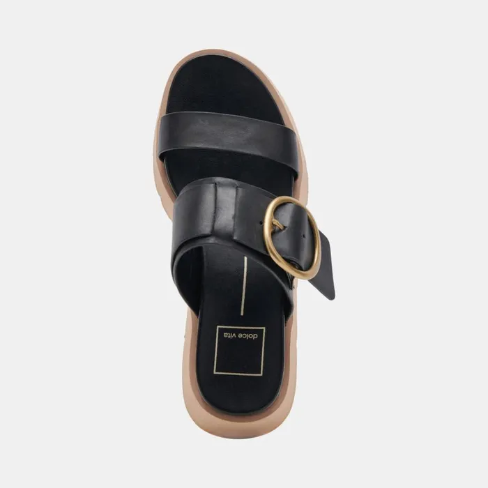 Sandals Women Dolce Vita Dex Sandals Black Leather