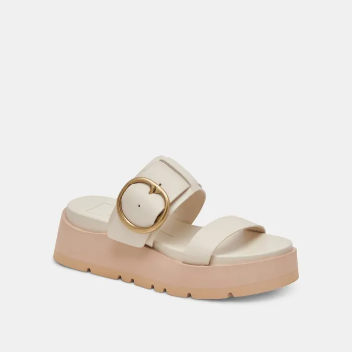Sandals Women Dolce Vita Dex Sandals Ivory Leather
