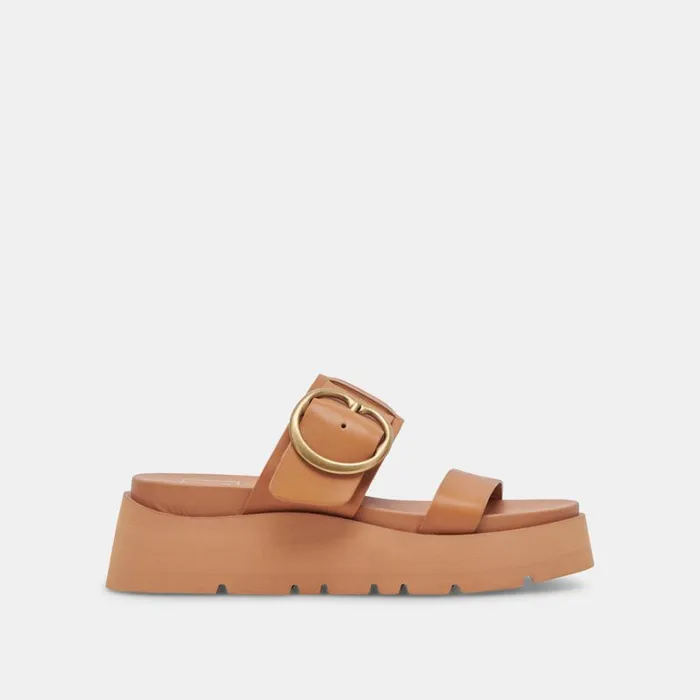 Sandals Women Dolce Vita Dex Sandals Tan Leather