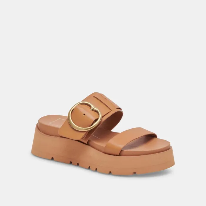 Sandals Women Dolce Vita Dex Sandals Tan Leather