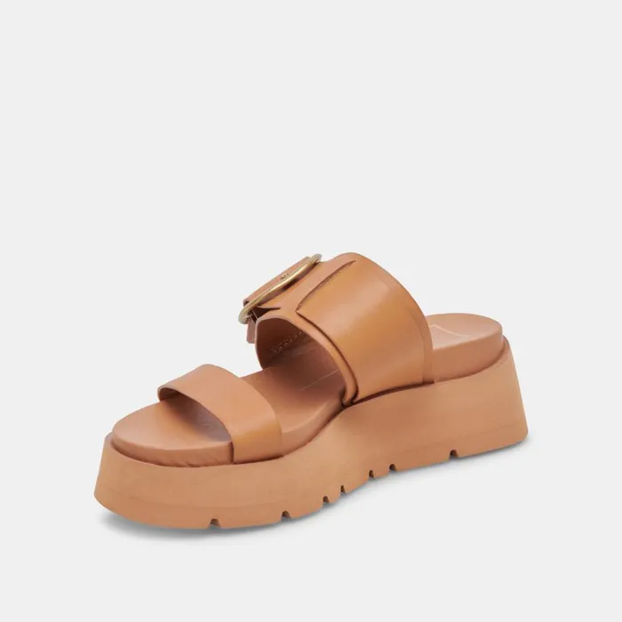 Sandals Women Dolce Vita Dex Sandals Tan Leather