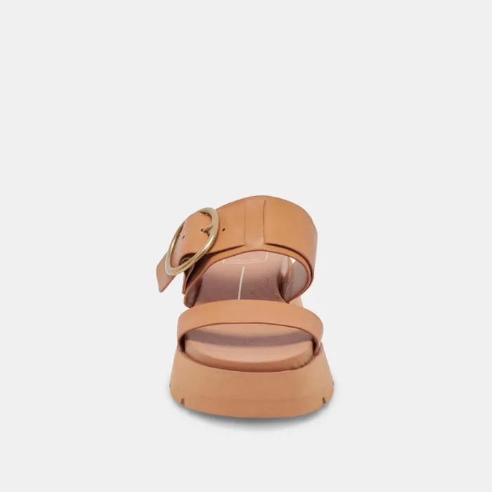 Sandals Women Dolce Vita Dex Sandals Tan Leather