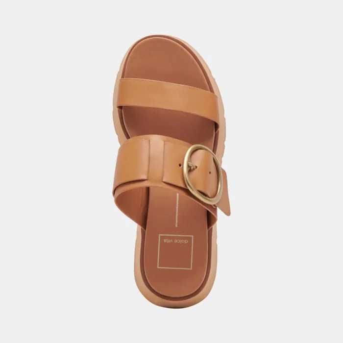 Sandals Women Dolce Vita Dex Sandals Tan Leather