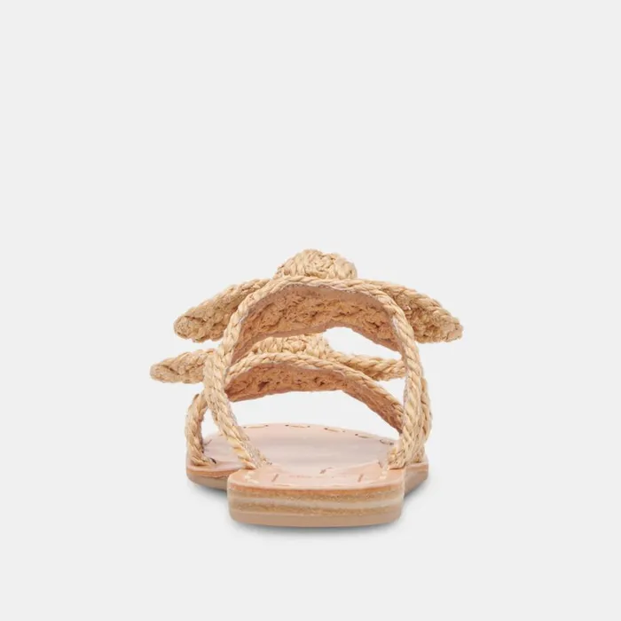 Sandals Women Dolce Vita Dinah Wide Sandals Lt Natural Raffia