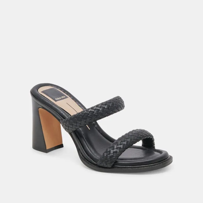 Sandals Women Dolce Vita Gala Heels Black Stella