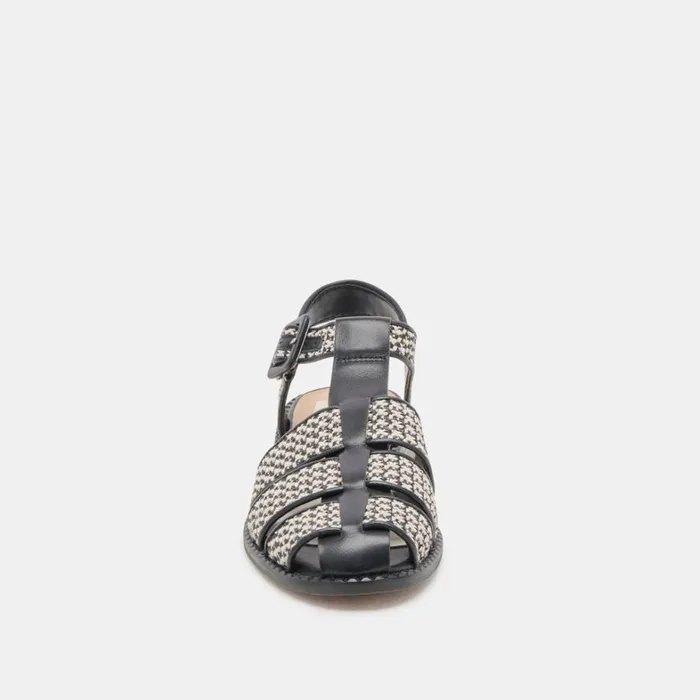 Sandals Women Dolce Vita Holis Sandals Black Multi Raffia