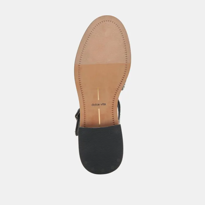 Sandals Women Dolce Vita Holis Sandals Black Multi Raffia