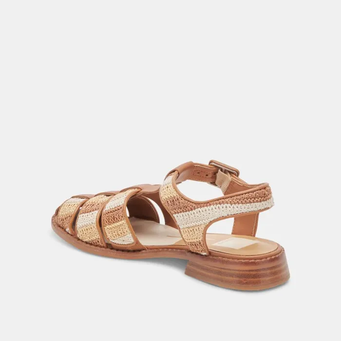 Sandals Women Dolce Vita Holis Sandals Tan Multi Raffia