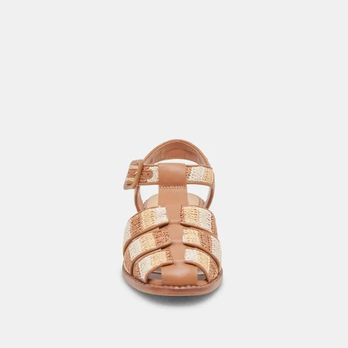 Sandals Women Dolce Vita Holis Sandals Tan Multi Raffia