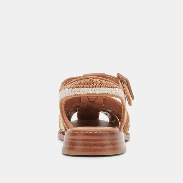 Sandals Women Dolce Vita Holis Sandals Tan Multi Raffia