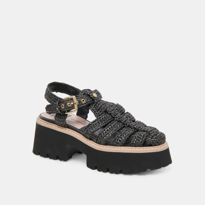 Sandals Women Dolce Vita Lasly Sandals Onyx Knit