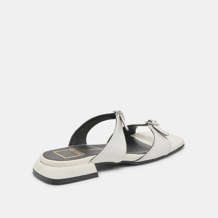 Sandals Women Dolce Vita Lavern Sandals Off White Crinkle Patent