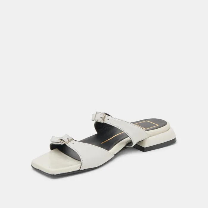 Sandals Women Dolce Vita Lavern Sandals Off White Crinkle Patent
