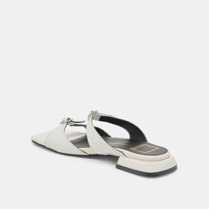 Sandals Women Dolce Vita Lavern Sandals Off White Crinkle Patent