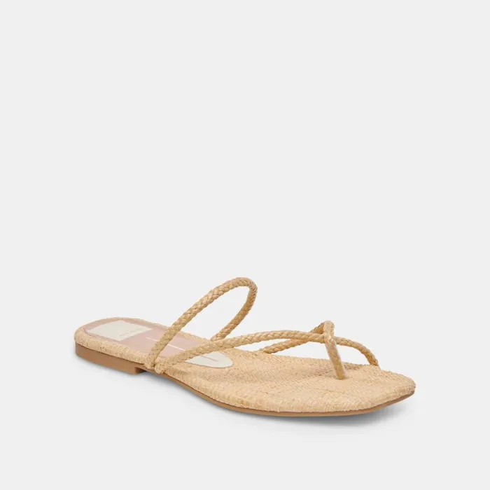 Sandals Women Dolce Vita Leanna Sandals Lt Natural Raffia