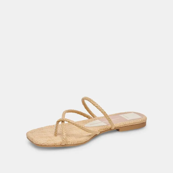 Sandals Women Dolce Vita Leanna Sandals Lt Natural Raffia